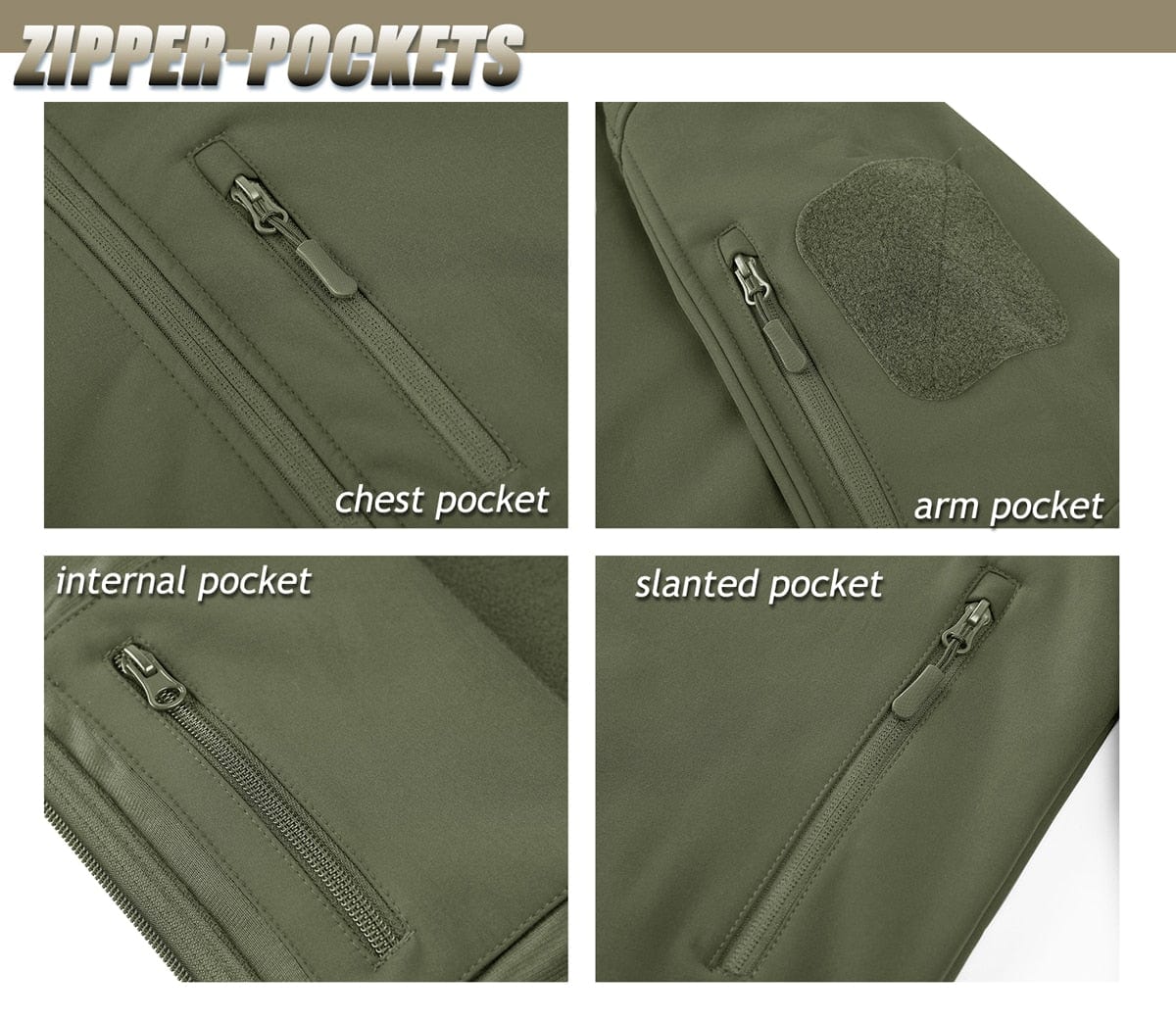 Waterproof Exterior Fleece Interior Jacket Outdoor Shirts & Tops BushLine   