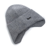 Warm up Wool Beanie with Earflaps Thermal & Wool Beanies BushLine   