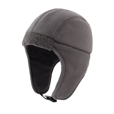 Trapper Beanie Windproof with Ear Flaps Thermal & Wool Beanies BushLine Grey 57-59cm 