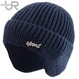 Unisex Winter Wool Beanie with Earflaps Thermal & Wool Beanies BushLine   