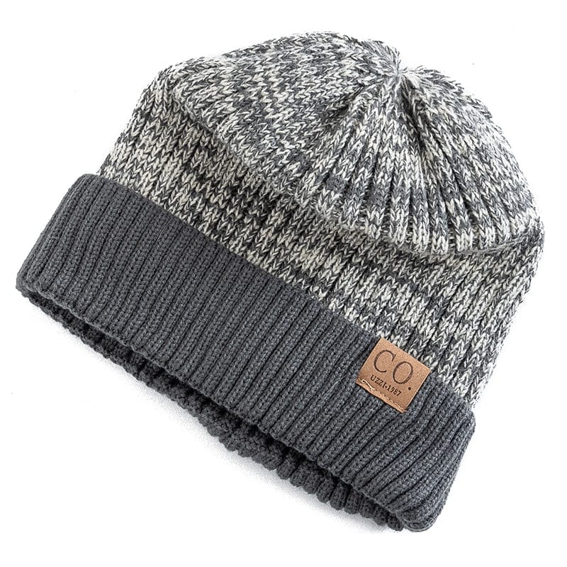 New Unisex Two-Tone Winter Beanie 2023 Thermal & Wool Beanies BushLine   