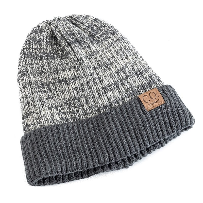 New Unisex Two-Tone Winter Beanie 2023 Thermal & Wool Beanies BushLine   