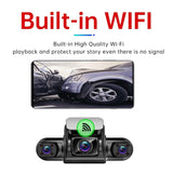 TiESFONG 360 Dash Cam 4CH HD 1080P Wi-Fi GPS Smart Technology BushLine   