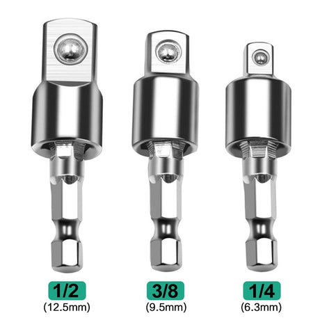 Swivel Quick release Socket Drives tools BushLine 3PCS  