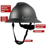 CE Full Brim Safety  Hard Hat Hi-Vis & Safety BushLine   