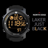 NORTH EDGE Watch Waterproof 50m Android IOS Watchs BushLine   