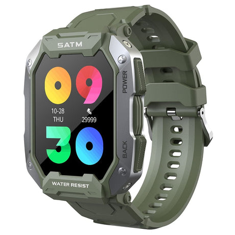 5ATM FC20 Ultra Smart Watch Carbon Watchs BushLine Green  
