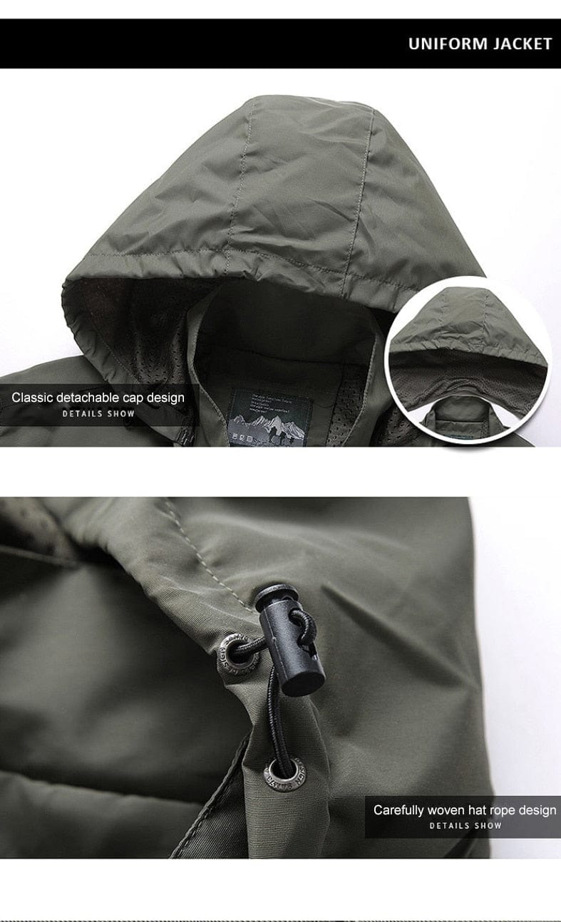 Polyamide Windbreaker Field Jacket jackets BushLine   