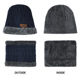 Cozy Warm Winter Knitted Wool Beanie Thermal & Wool Beanies BushLine Dark Grey  