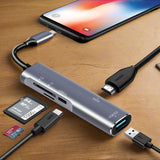 Universal Docking Station Hub 4K Video Output USB C Hdmi