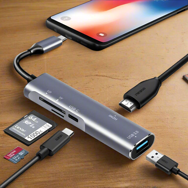 Universal Docking Station Hub 4K Video Output USB C Hdmi